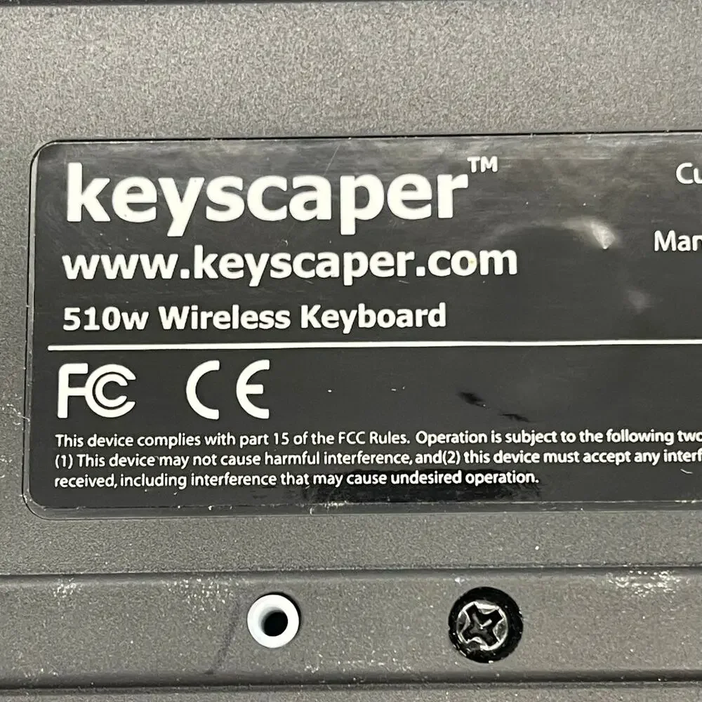 Keyscaper 510W Carolina Panthers Wireless USB Keyboard